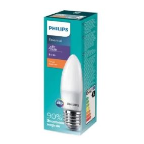 Лампа світлодіодна LED PHILIPS ESS LEDCandle 4W E27 827