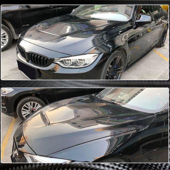 Капот V1 (Карбон) для BMW 4 серия F-32 2012-2020 гг | Зображення 2