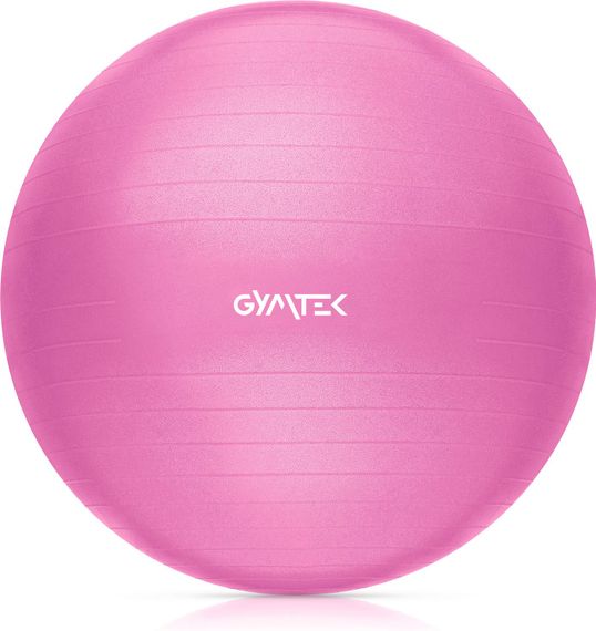 Фитбол Gymtek Queenfit 65см розовый + насос | Зображення 1