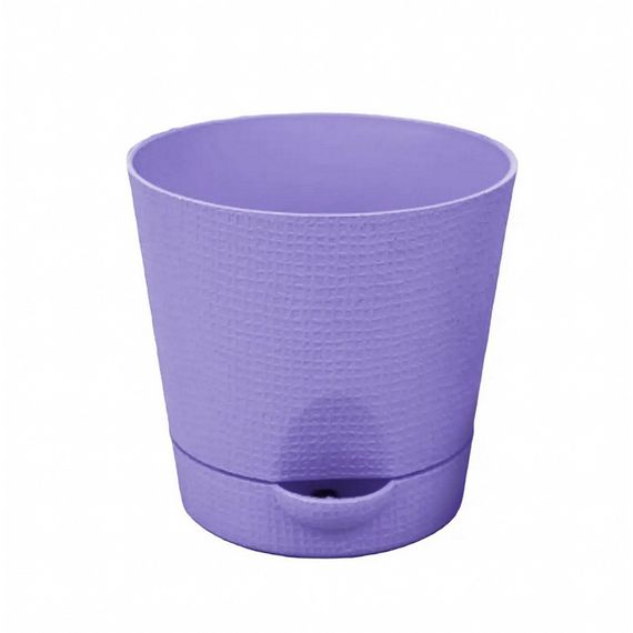 Горщик Фіалка 0.7 л з системою прикореневого поливу бузковий