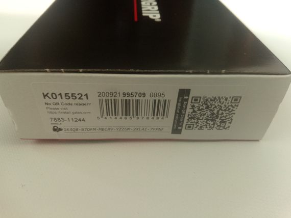 Ремінь ГРМ +ролик ВАЗ 2108 Gates (K015521) к-т | Зображення 3