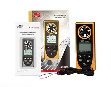Багатофункціональний анемометр-метеостанція 0,7-30 м/с, -20-60 °C BENETECH GM8910 | Зображення 5