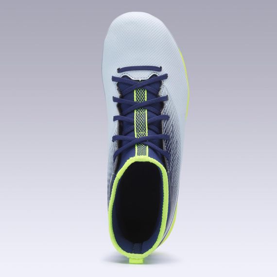 Бутси дитячі Agility 500 HG футбольні сірі/сині - EU28 UA28 | Зображення 3