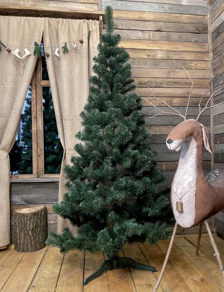 Ялинка штучна новорічна звичайна 2 м зелена