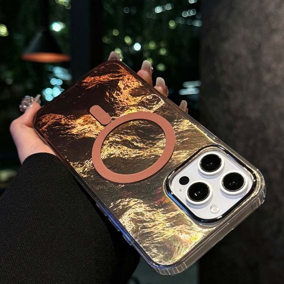 Чохол TPU Shiny Mountain (MagFit) для Apple iPhone 16 Pro Max (6.9") Chocolate | Зображення 2
