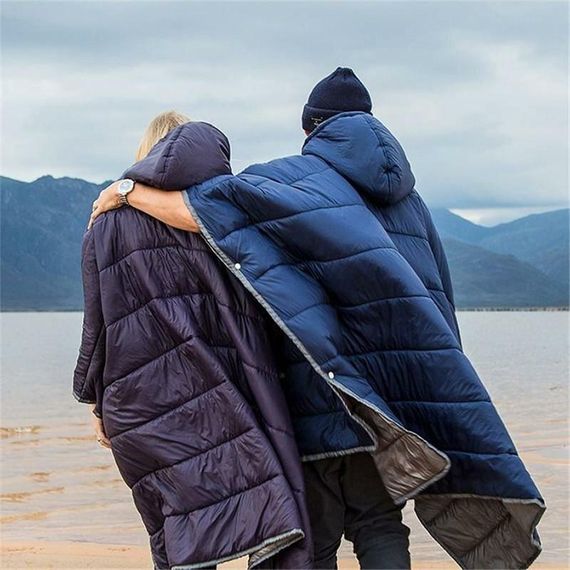 Спальний мішок-пончо Naturehike NH18D010-P, Hollow cotton, бронзовий | Зображення 3
