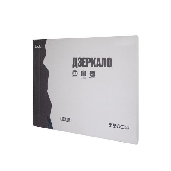 Зеркало Lidz Orion (OR2) 700х800 с LED-подсветкой Touch, с антизапотеванием, с диммером, рег. яркости LDOR70080049293 | Зображення 7