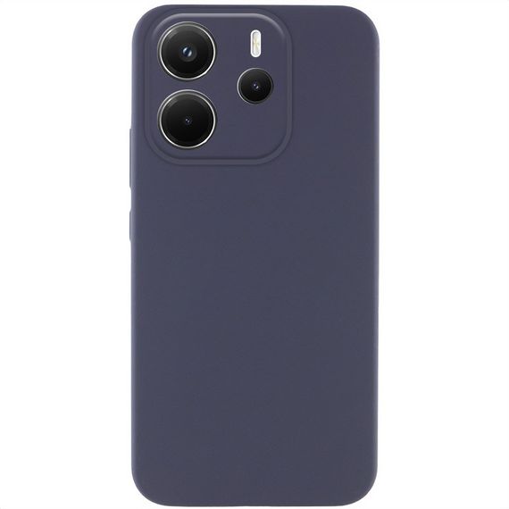 Чохол Silicone Cover Lakshmi Full Camera (AAA) для Xiaomi Redmi Note 14 4G (Int. version) Сірий / Dark Gray
