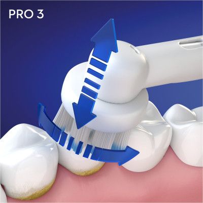 Электрическая зубная щетка Oral-B Pro 3 3500 D505.513.3X WT (4210201395539) | Зображення 8