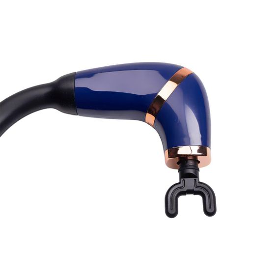 Перкуссионный ручной массажер аккумуляторный 17 Вт зарядка от USB до 3200 об/мин Синий HP-11-11BL | Зображення 3