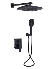 Душова система для душу Qtap Gemini прихованого монтажу Black Matt QTGEM113BLM45697