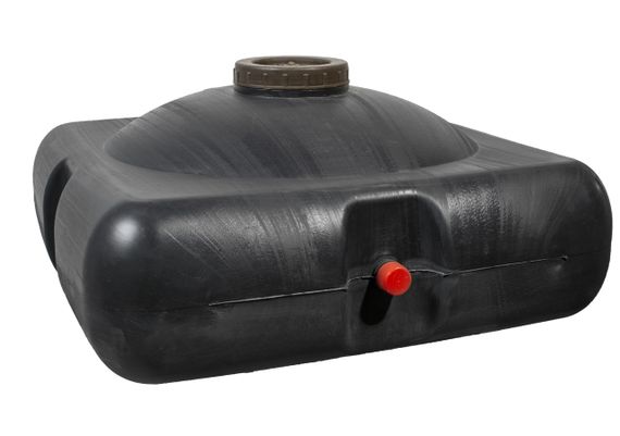 Емкость бак 70 для летнего душа пластиковый  плоский дачный | Зображення 1