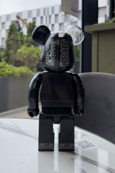 Bearbrick дизайнерська статуетка ведмідь Беарбрік 28 см mb031 чорний | Зображення 3