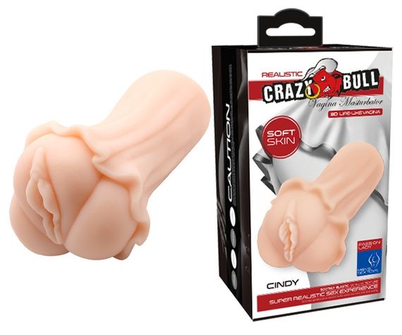 Вагіна-мастурбатор CRAZY BULL-Cindy, BM-009188 Sex Aura | Зображення 1