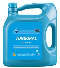 Моторна олива Aral Turboral 15W-40 5л.