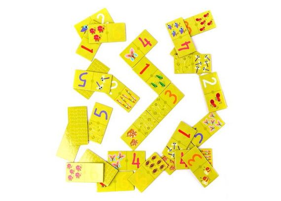 Настільна гра Domino Дитяче Доміно Один Два Три | Зображення 2