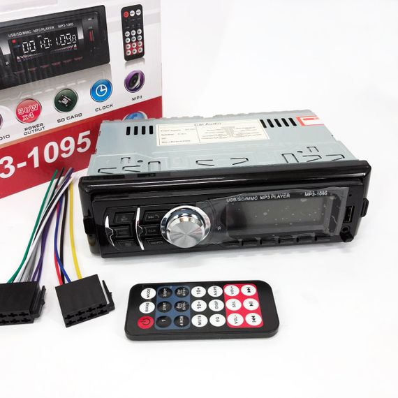 Автомагнітола MP3 1095/7336 BT ISO зі знімною панеллю 1DIN 4х50Вт, Автомагнітола стерео звук | Зображення 6