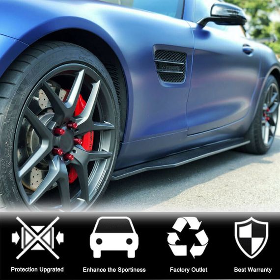 Бокові пороги (для 2015-2017, Карбон) для Mercedes AMG GT C190/R190 рр | Зображення 1