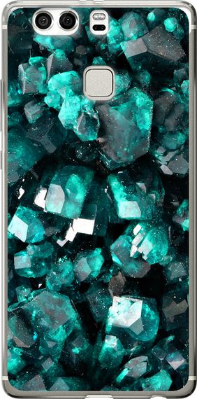 Чехол на Huawei P9 Plus Кристаллы 2 "3674u-300-17620"