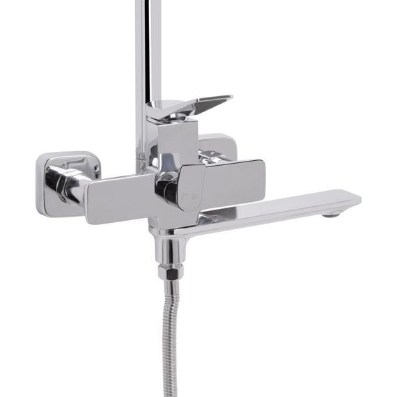Душова система універсальна Qtap Presto на три споживача (з виливом) QTPRE111CRM45575 Chrome | Зображення 3