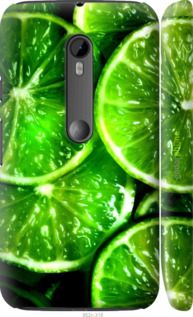 Чохол на Motorola Moto G3 Зелені часточки лимона "852m-318-2448"