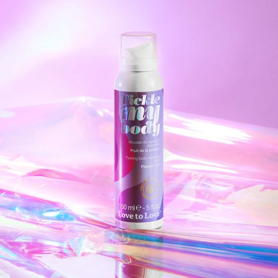 Масажна піна Love To Love TICKLE MY BODY Passion Fruit (150 мл) зволожувальна | Зображення 1