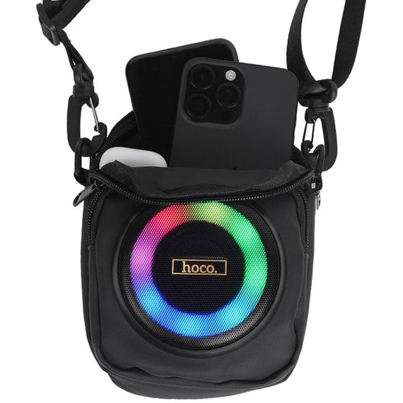 Сумка крос-боді зі вбудованою колонкою Hoco HC41 Wave Bass Black | Зображення 2