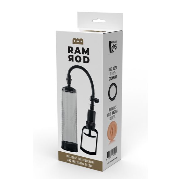 Вакуумний помпа для пеніса Dream Toys RAMROD PENIS PUMP TRIGGER Sex Aura