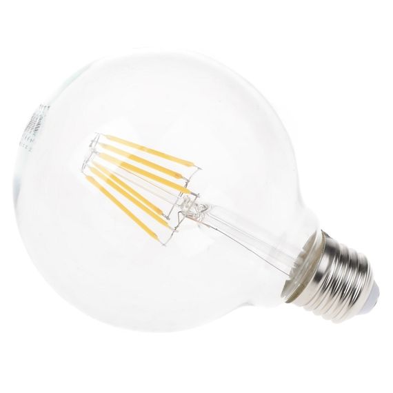 Лампа светодиодная LED 6W E27 COG WW G95 220V | Зображення 4