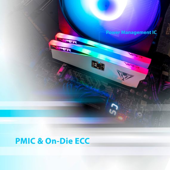 Модуль памяти для компьютера DDR5 48GB (2x24GB) 7000 MHz Viper Elite 5 RGB Patriot (PVER548G70C32KW) | Зображення 7