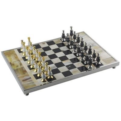 Настольная игра Voltronic Шахматы, черно-белая доска мрамор (9501)