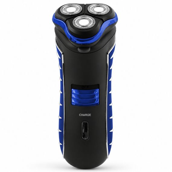 Електробритва Esperanza EBG002B Razor роторна акумуляторна 3 головки з тримером синій | Зображення 1