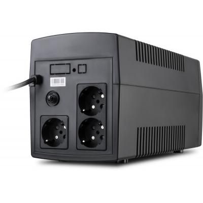 Пристрій безперебійного живлення Vinga LED 1200VA plastic case (VPE-1200P) | Зображення 2