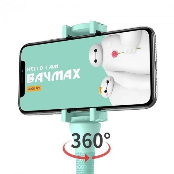Гнучкий тримач для телефону з універсальними присосками Cute Worm Lazy Holder. Колір блакитний | Зображення 2