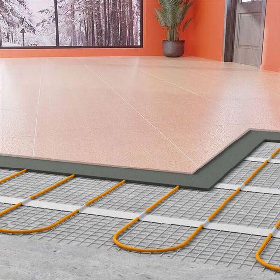 Нагрівальні мати на основі двожильного кабелю WoksMat 160 2.0 0,5м. | Зображення 3