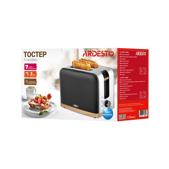 Тостер Ardesto T-F420BWD | Зображення 5