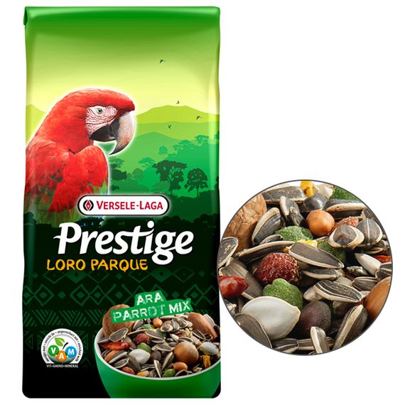 Корм Versele-Laga Prestige Loro Parque Ara Parrot Mix для великих папуг 15 кг