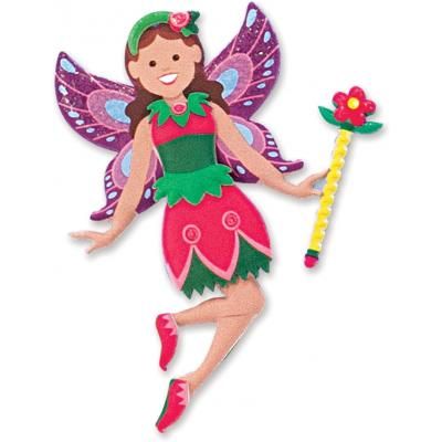 Набор для творчества Melissa&amp;Doug Объемные многоразовые наклейки Феи (MD19414) | Зображення 3