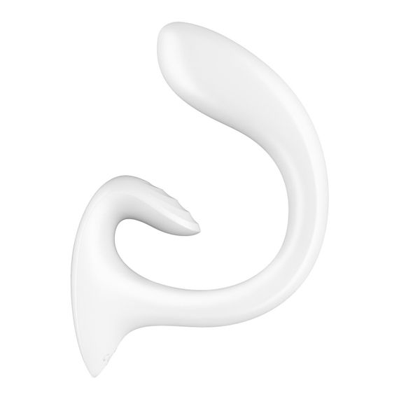 Вагінально-кліторальний вібратор Satisfyer G for Goddess 1 White, 2 мотори | Зображення 1