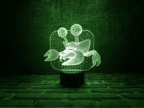 Змінна пластина для 3D ламп "Краб" 3DTOYSLAMP