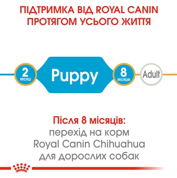 Корм для цуценят породи Чихуахуа ROYAL CANIN CHIHUAHUA PUPPY 0.5 кг | Зображення 4