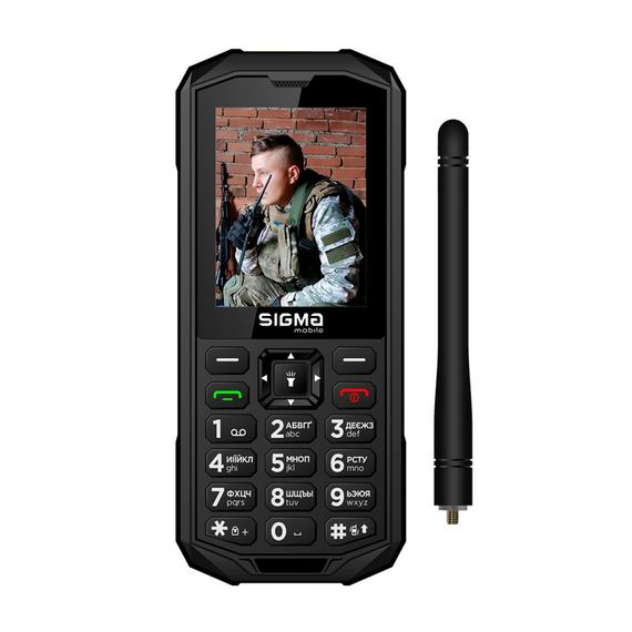 Мобільний телефон Sigma X-treme PA68 WAVE Black (4827798466612) | Зображення 1