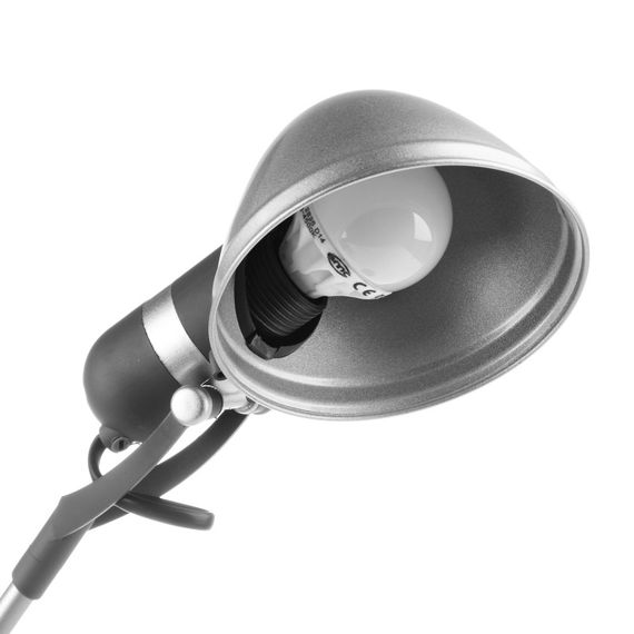 Настольная лампа на гибкой ножке офисная MTL-11 silver/gray | Зображення 1