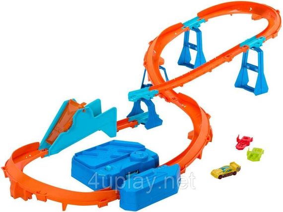 Моторизований трек Hot Wheels Track creator Boosted Jump Speedway Kit Крутий стрибок | Зображення 1