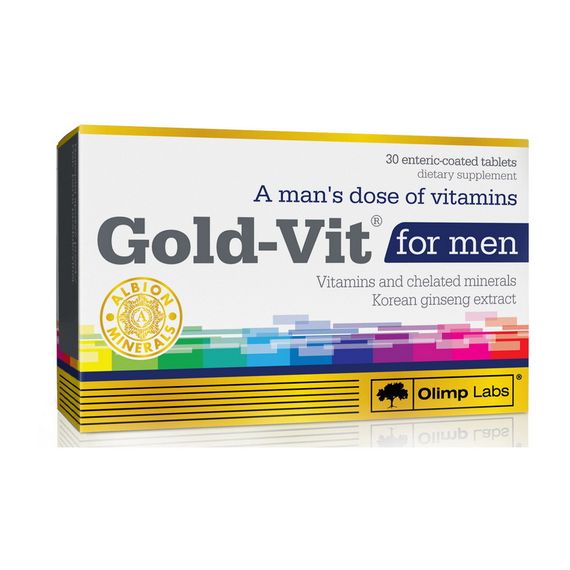 Вітамінно-мінеральний комплекс для чоловіків Olimp Gold-Vit for men 30 таблеток