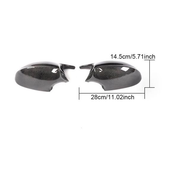 Накладки на Зеркала V2 (для E90/E91 2005-2008, E92/E93 2006-2009, Карбон) для BMW 3 серия E-90/91/92/93 2005-2011 гг | Зображення 9