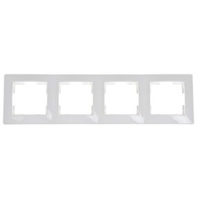 Рамка на 4 поста белая RB-4F/A wh