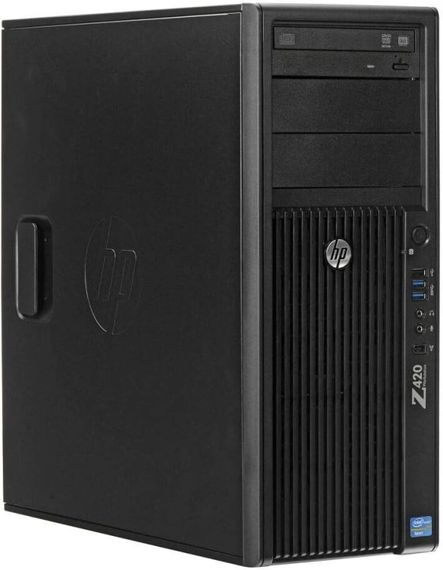 Рабочая станция HP Z420 Workstation Tower / Intel Xeon E5-1620 V2 (4 (8) ядра по 3.7 - 3.9 GHz) / 12 GB DDR3 / 500 GB HDD / nVidia Quadro K2000, 2 GB GDDR5, 128-bit б/у | Зображення 1