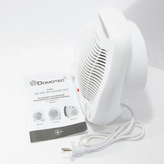 Дуйчик обігрівач Domotec MS-5901, Обігрівач для дому, Тепловентилятор TA-693 2 квт | Зображення 4
