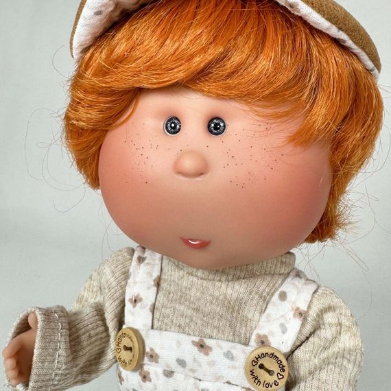Іспанська Лялька Міа Хлопчик Міо Вініловий Рудий з Волоссям Нінес Mia Аutumn Nines d`Onil 30 см | Зображення 2